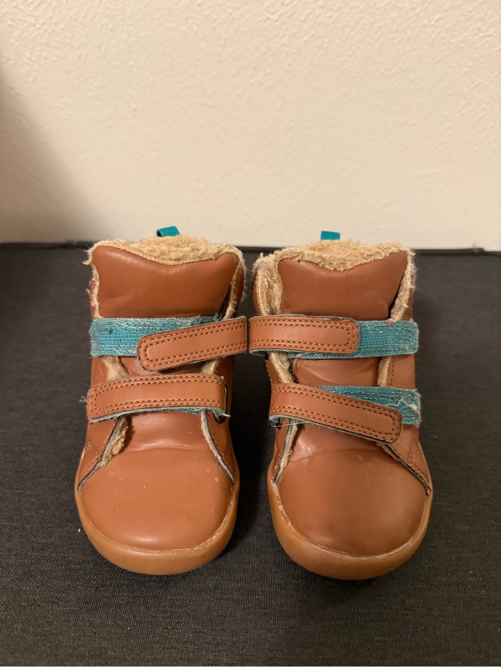 Ten Little Toddler Furry High Top Sneakers
